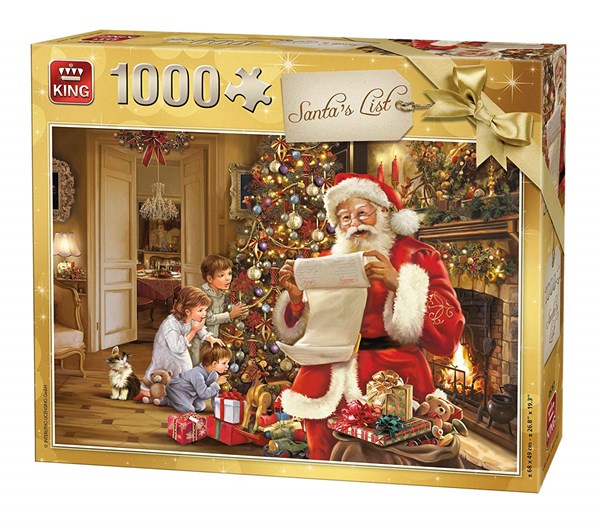 King International (05767) - "Christmas Santa List" - 1000 pieces puzzle