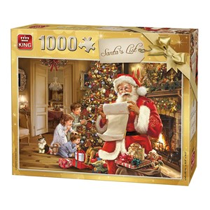 King International (05767) - "Christmas Santa List" - 1000 pieces puzzle