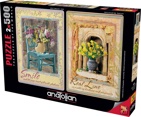 Anatolian (3610) - "Smile, Real Love" - 500 pieces puzzle