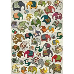 Deico (75437) - "Pattern Puzzle" - 1000 pieces puzzle