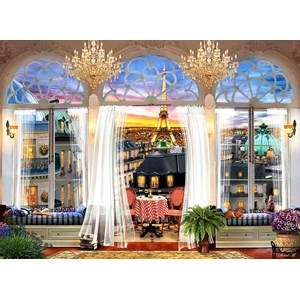 Anatolian (1091) - "Paris Roof Terrace" - 1000 pieces puzzle