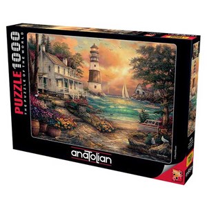 Anatolian (1075) - "Cottage by the Sea" - 1000 pieces puzzle