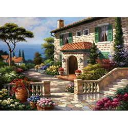 Anatolian (1076) - Sung Kim: "Villa Delle Fontana" - 1000 pieces puzzle