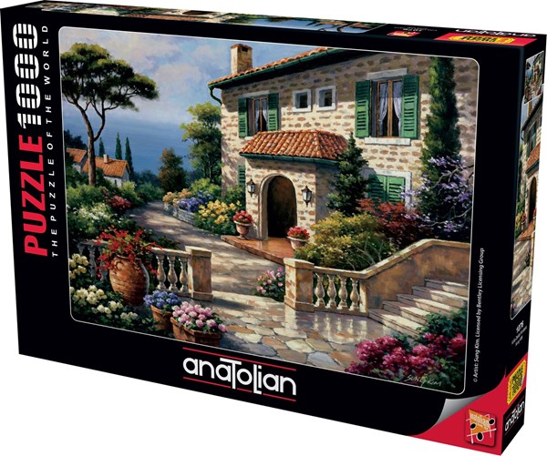 Anatolian (1076) - Sung Kim: "Villa Delle Fontana" - 1000 pieces puzzle