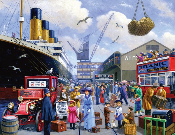 SunsOut (13830) - Kevin Walsh: "The Titanic" - 1000 pieces puzzle