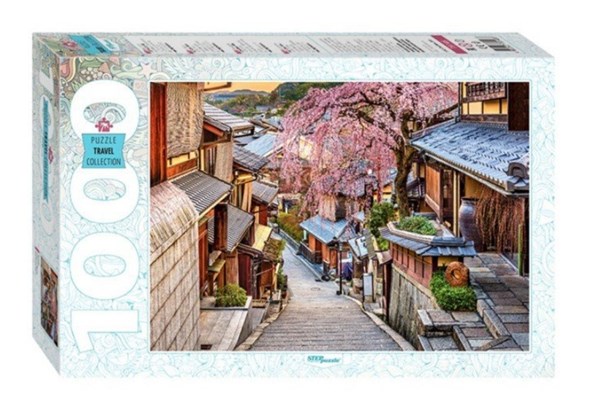 Step Puzzle (79146) - "Kyoto Street, Japan" - 1000 pieces puzzle