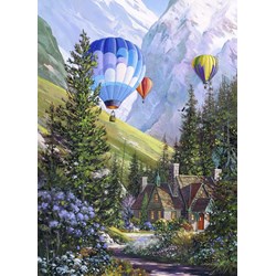 Eurographics (6000-0630) - Douglas Laird: "Soaring with the Eagles" - 1000 pieces puzzle