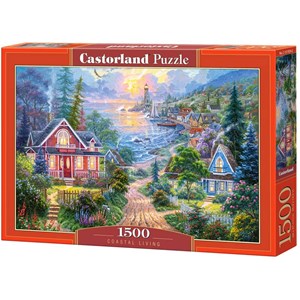 Castorland (C-151929) - "Coastal Living" - 1500 pieces puzzle
