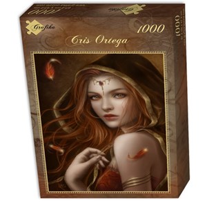 Grafika (00988) - Cris Ortega: "Red Path of Eternity" - 1000 pieces puzzle