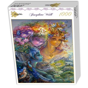 Grafika (00925) - Josephine Wall: "The Three Graces" - 1000 pieces puzzle