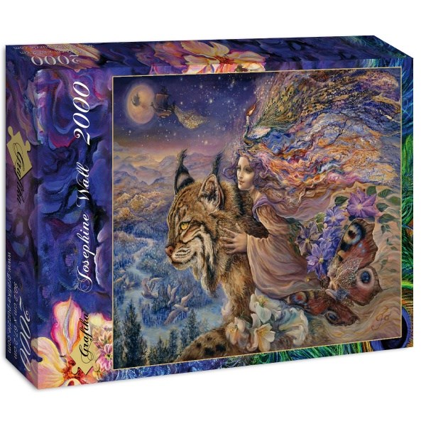 Grafika (00893) - Josephine Wall: "Flight of the Lynx" - 2000 pieces puzzle