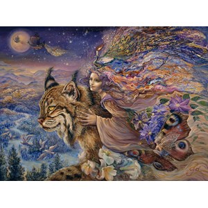 Grafika (00893) - Josephine Wall: "Flight of the Lynx" - 2000 pieces puzzle