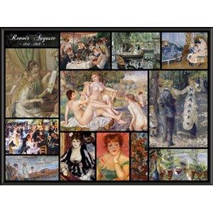 Grafika (00842) - Pierre-Auguste Renoir: "Auguste Renoir, Collage" - 2000 pieces puzzle