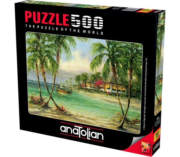 Anatolian (3616) - Martin Figlinski: "Barefoot Bungalow" - 500 pieces puzzle