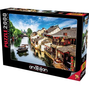 Anatolian (3945) - "Xitang Ancient Town" - 2000 pieces puzzle