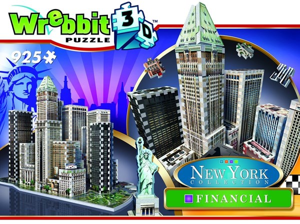 Wrebbit (W3D-2013) - "New York: Financial Downdown" - 925 pieces puzzle