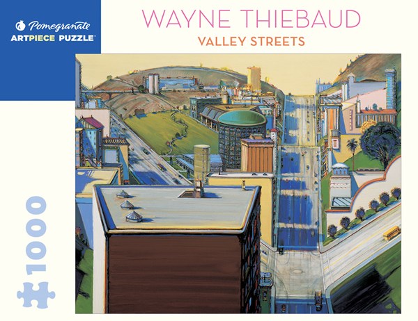 Pomegranate (aa1080) - Wayne Thiebaud: "Valley Streets" - 1000 pieces puzzle