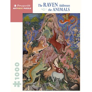Pomegranate (aa1084) - "The Raven Addresses the Animals" - 1000 pieces puzzle