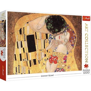 Trefl (10559) - Gustav Klimt: "The Kiss" - 1000 pieces puzzle