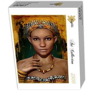 Grafika (01302) - "African Woman" - 3900 pieces puzzle