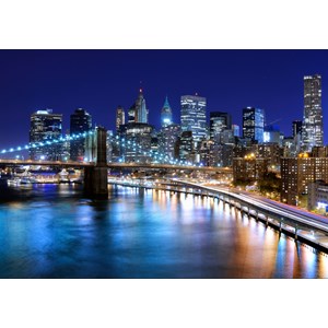 Grafika (01150) - "New York by Night" - 1000 pieces puzzle