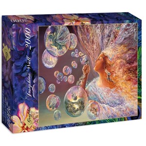 Grafika (00896) - Josephine Wall: "Bubble Flower" - 2000 pieces puzzle