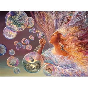 Grafika (00896) - Josephine Wall: "Bubble Flower" - 2000 pieces puzzle