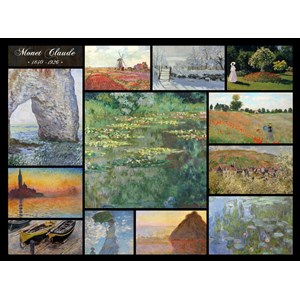 Grafika (00874) - Claude Monet: "Claude Monet, Collage" - 2000 pieces puzzle