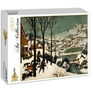 Grafika (00625) - Pieter Brueghel the Elder: "Hunters in the Snow" - 1000 pieces puzzle