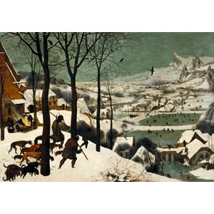 Grafika (00625) - Pieter Brueghel the Elder: "Hunters in the Snow" - 1000 pieces puzzle