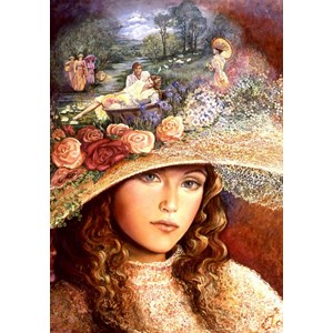 Grafika (01104) - Josephine Wall: "Grandmother's Hat" - 1000 pieces puzzle