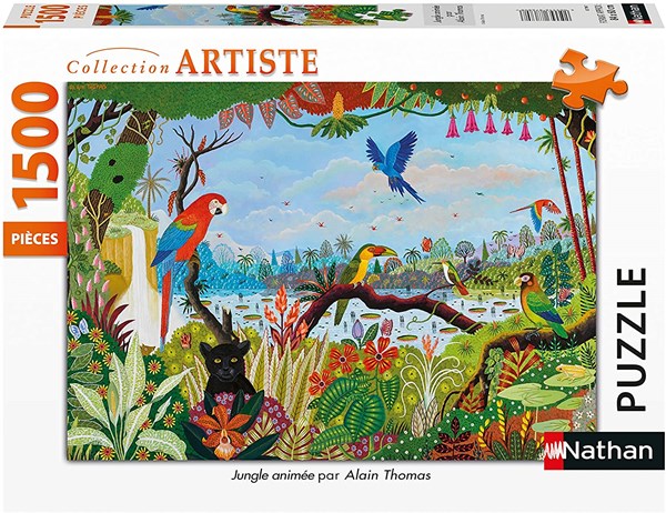 Nathan (87799) - "Animated Jungle" - 1500 pieces puzzle