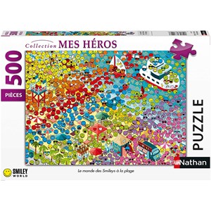 Nathan (87238) - "Smileys" - 500 pieces puzzle