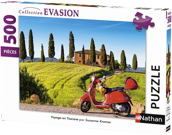 Nathan (87220) - "Travel in Tuscany" - 500 pieces puzzle