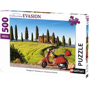 Nathan (87220) - "Travel in Tuscany" - 500 pieces puzzle