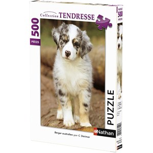 Nathan (87235) - "Australian Shepherd" - 500 pieces puzzle