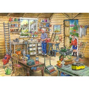 The House of Puzzles (4500) - "Find the Differences No.14, Fred's Shed" - 1000 pieces puzzle