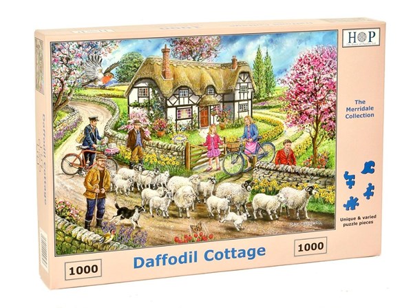 The House of Puzzles (4647) - "Daffodil Cottage" - 1000 pieces puzzle
