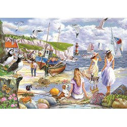 The House of Puzzles (4937) - "Sea Shore Breezes" - 500 pieces puzzle