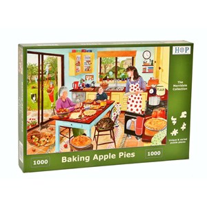 The House of Puzzles (4616) - "Baking Apple Pie" - 1000 pieces puzzle