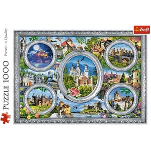 Trefl (10583) - "Castles of the World" - 1000 pieces puzzle