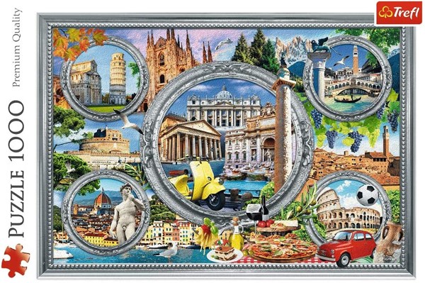 Trefl (10585) - "Italian Holidays" - 1000 pieces puzzle