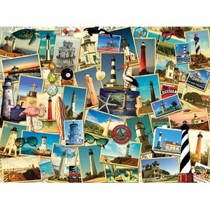 SunsOut (70061) - Kate Ward Thacker: "Southern Lighthouses" - 1000 pieces puzzle