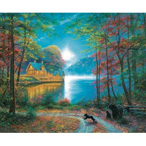 SunsOut (52805) - Mark Keathley: "Lakeside Dreams" - 1000 pieces puzzle