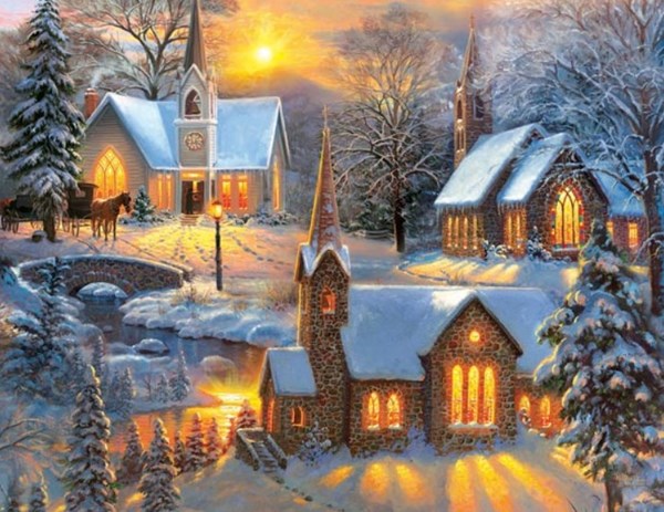 SunsOut (52947) - Mark Keathley: "Shining Lights" - 1000 pieces puzzle