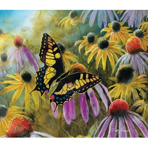 SunsOut (67322) - Jim Hansel: "Swallowtail Vistor" - 550 pieces puzzle