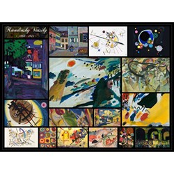 Grafika (00843) - Vassily Kandinsky: "Vassily Kandinsky, Collage" - 2000 pieces puzzle