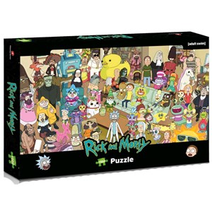 Winning Moves Games (39703) - "Rick and Morty" - 1000 pieces puzzle