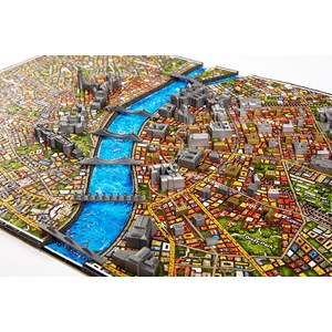 4D Cityscape (40088) - "4D Budapest" - 1200 pieces puzzle
