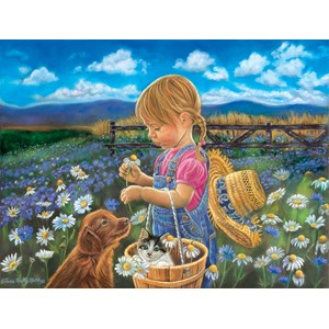 SunsOut (35957) - Tricia Reilly-Matthews: "Country Girl" - 500 pieces puzzle